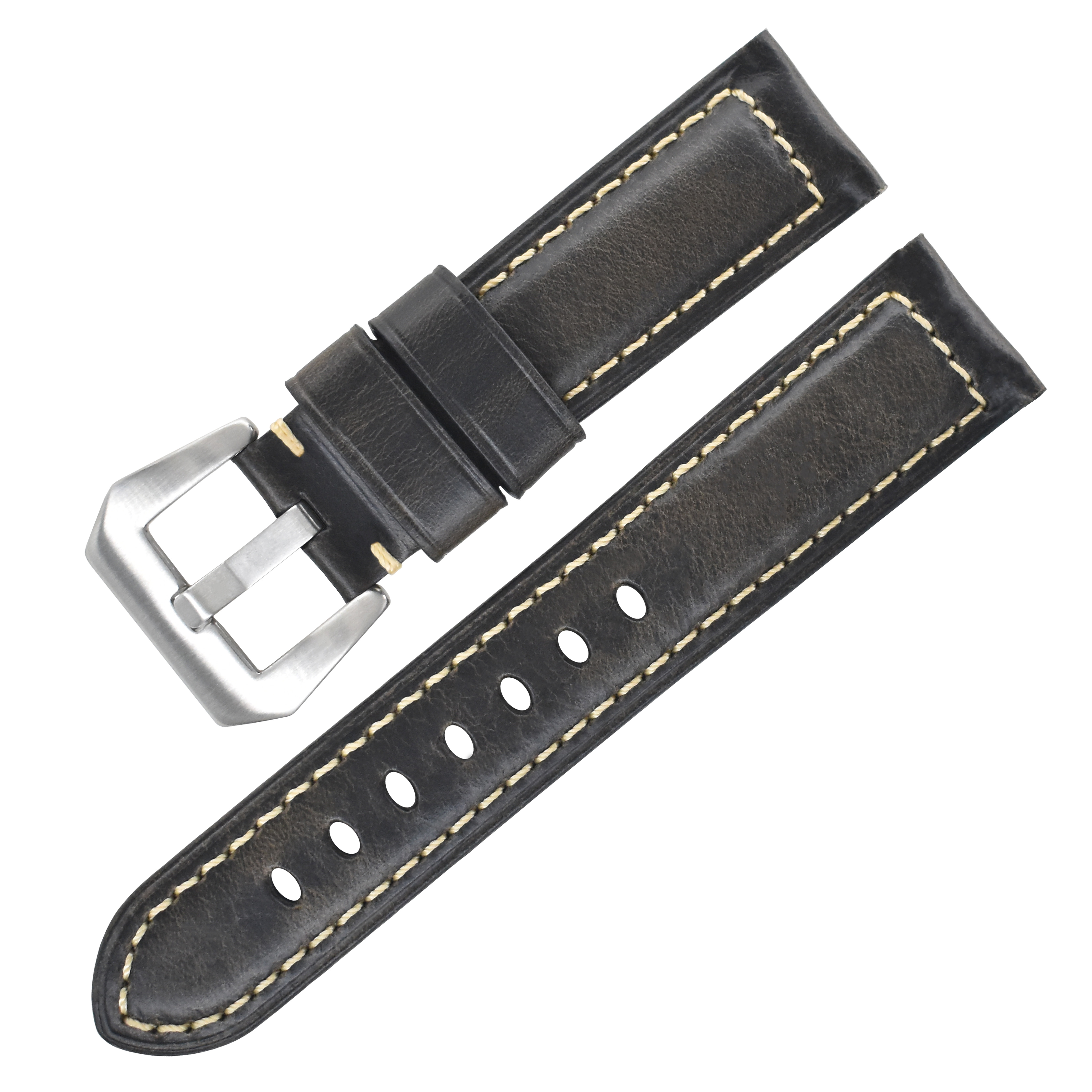 Grey Black-silver buckle 012S