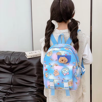 Sac à dos scolaire personnalisé pour l'école primaire, motif capybara mignon, grande capacité, léger, réglable, respirant et décompression