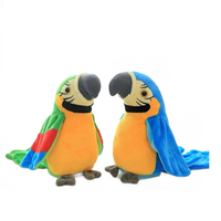Jouet en peluche perroquet chantant et dansant de bonne qualité et pas cher avec rembourrage en coton PP pour enfants