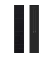 Panneau solaire hors réseau CE Full Black 90W en verre trempé N-Type PERC HJT Mono 18V haute efficacité 20%+ pour la charge de batterie
