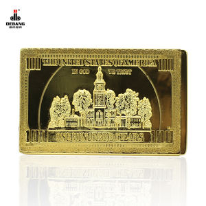 DEBANG pemantik rokok promosi Bar emas dolar Aloi seng tahan air untuk hadiah bisnis - Product Image 6
