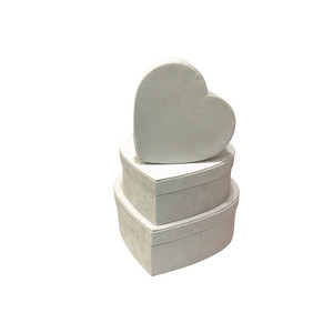 <b>Heart</b>-<b>shaped</b> Stackable Cardboard Rigid Boxes Recycled Materials Customizable Luxury Golden Velvet Gift <b>Box</b> for Gifting Packaging - Product Image 4
