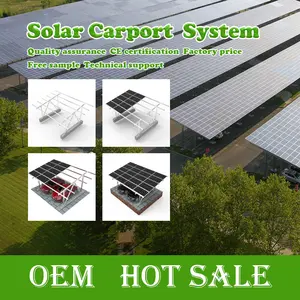 Egret năng lượng mặt trời không thấm nước năng lượng mặt trời PV xe bãi đậu xe carport nhôm năng lượng mặt trời carports gắn cấu trúc năng lượng mặt trời bảng điều khiển cổng xe