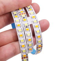 Bande lumineuse LED flexible SMD2835 4100K Blanc neutre CRI 70 Dimmable IP33 DC 12V/24V Éclairage paysager