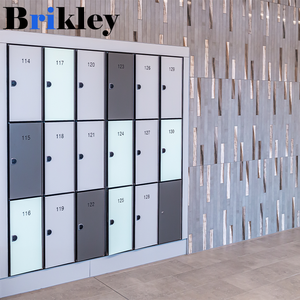 Nhỏ gọn hiện đại phòng tập thể dục Locker với thiết kế mới không thấm nước HPL Phenolic nhỏ gọn Laminate có tính năng điện tử hoặc kết hợp khóa - Product Image 4