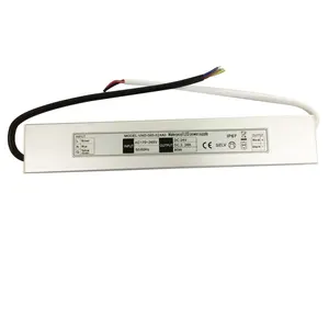 Iluminación LED SAA CE Controlador LED ultrafino 72W/80W 6a 12V/24V 3a ac-dc fuente de alimentación impermeable delgada 110V 240V AC