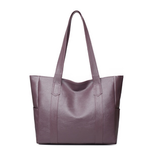Bolsa de Mano de Cuero PU, Diseño Espacioso, Gran Capacidad, Duradera, Ligera, Plegable, Moderna, para el Trabajo, Uso Diario, Unisex - Product Image 3