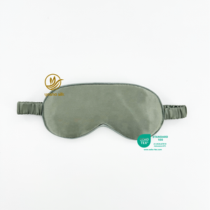 Wholesale masque pour les yeux sleep satin silk Eye Mask Travel Natural ajustable Silk sleep Eye Mask - Product Image 1