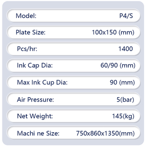 4 màu khí nén bán tự động tấm ống đồng Pad máy in màn hình mới cho nhựa Nước hoa rượu vang chai thủy tinh nắp cốc - Product Image 2