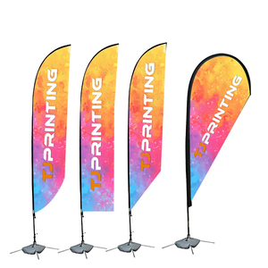 Offerte Speciali: Bandiera a Piuma in Poliestere con Asta in Alluminio, Stampa a Trasferimento Termico per Promozione Sportiva e Cerimonie di Apertura - Product Image 5