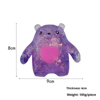 Aurora Mignon Petit Ours Balle Anti-Stress à Presser en EVA, Matériau Maltose, pour Enfants de 5 à 7 Ans, Vente en Gros, Marque QF