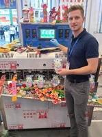 Machine de remplissage et de scellage de jus de fruits à 8 buses, machine de remplissage de sachets de jus