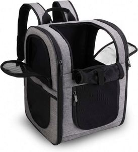 Free Sample Pet <b>backpack</b>, suitable for large/small <b>cats</b> and dogs, small dogs, safety features and cushioned back support - Product Image 2