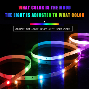 Smart <b>RGB</b> LED Strip Light Kit Voice <b>Control</b> Alexa Google Home Smart Home Lighting App Remote Color Changing Tape - Product Image 2
