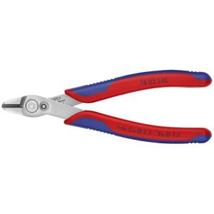 KNIPEX - 78 03 140 Super Knips électroniques®Tête XL polie, poignées avec poignées multi-composants, acier à outils INOX - Product Image 1