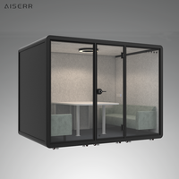 AISERR personnalisé assembler cabine insonorisée 35db cabine acoustique cabine téléphonique de bureau cabine silencieuse conception d'isolation phonique