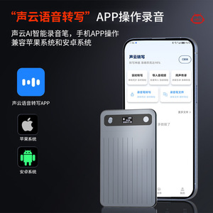 Grabadora de voz inteligente con IA, 32 GB, gris oscuro, USB 5.0, formato MP3, ultrafina, para reuniones de oficina, conversión de voz a texto para negocios - Product Image 3