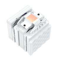 Refroidisseur d'air pour processeur FEZCOOL AZ770 à double tour, liaison cuivre-aluminium, ventilateur PWM à faible bruit, compatible avec 1700/AM4/AM5 ARGB