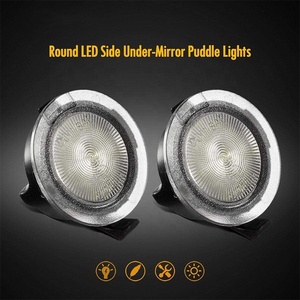 Gruppo Luci LED Sottoporta per Specchietto Retrovisore, Luce Bianca di Ricambio per Ford Expedition F-150 2003-2018 - Product Image 2