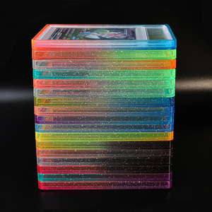 Protezione per Carte Gradate in TPU con Pannello Posteriore Trasparente, Glitter e Colore Sfumato, con Bumper Protettivo - Product Image 5