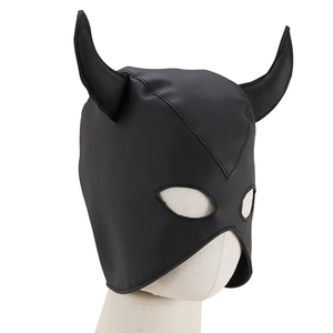 Daredevil Bondage Kits Black Leather Face Cover and <strong>Hood</strong> for Cosplay BDSM and SM Sex Toys Adult Juguetes <strong>Sexuales</strong> - Product Image 1