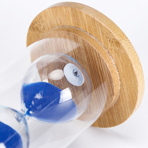 นาฬิกาทรายไม้ไผ่รักษ์โลก สำหรับชงชา ทำสมาธิ ตกแต่งบ้าน โต๊ะทำงาน สไตล์มินิมอล ของขวัญ - Product Image 4