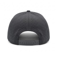 Casquette de baseball snapback personnalisée avec logo en PVC, résistante à l'eau, respirante, de qualité supérieure, avec cordon