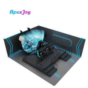 Chaise de cinéma volante 3D <span class=keywords><strong>4K</strong></span> pour enfants, parc d'attractions, haute résolution, utilisation en extérieur, bois/métal, <span class=keywords><strong>PC</strong></span>, 9D <span class=keywords><strong>VR</strong></span>, multijoueur, contenu premium - Product Image 2