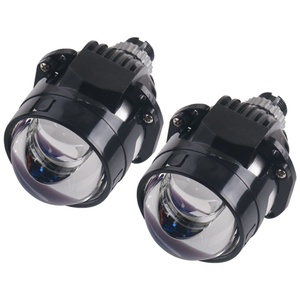 Sanvi Auto <b>Lights</b> 44w 5500k 2.5 Inch S15 Blue Lens Indonesia Hot Sale RHD Bi Led <b>Projector</b> Lens Headlights - Product Image 1