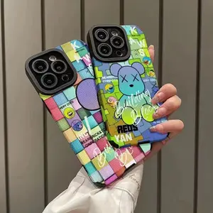 Adecuado para Color Violent Bear iPhone 14/13 Apple 11/Phone Case 12/XR/xsmax/XS/XR/Soft Case