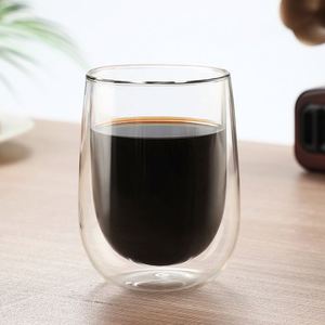 Juego de 2 Tazas de Café y Agua de Doble Capa, Resistentes al Calor, Irrompibles y Aisladas, de Alta Gama, para Uso Transfronterizo - Product Image 1
