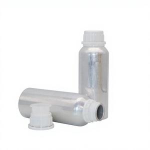 ENVASES ECOLÓGICOS Botellas de Aluminio Puro Personalizadas con Tapas de Rosca Blancas para Almacenamiento de Aceites Esenciales, Impresión Offset - Product Image 1