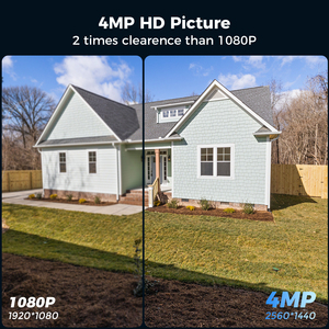 Caméra solaire sans fil WiFi <span class=keywords><strong>Hiseeu</strong></span> 4MP pour extérieur, étanche IP65, détection d'intrusion par IA, faible consommation d'énergie, caméra de surveillance domestique - Product Image 2
