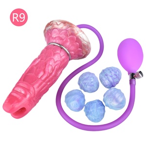 Alien Ovipositor Manual Inflatable Ovulation Lesbian Masturbator Vaginal Anus Stimulation Silicone <b>Dildo</b> Erotic Sex Toy - Product Image 4