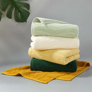 ผ้าเช็ดหน้าผ้าฝ้ายแท้สีทึบ 34x75 ซม. ผ้าเช็ดหน้ารูปสี่เหลี่ยมผืนผ้าแห้งเร็วสำหรับใช้ในบ้าน M2922 - Product Image 4