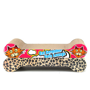 Cat Scratcher <b>Sofa</b> Lounge Leopard Print Corrugated Cardboard <b>Pet</b> Furniture For Cats - Product Image 1