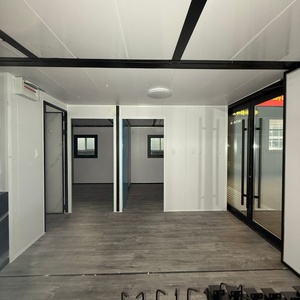 Casa Prefabbricata Affidabile ed Economica da 20 Piedi con 2 Camere da Letto, Casa Modulare Cinese Espandibile con Tetto a Sbalzo per Raccolta Acqua Piovana - Product Image 4