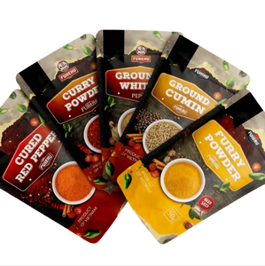 Bolsa de embalaje de condimento de grado alimenticio impresa personalizada bolsa de pie a prueba de olores para almacenamiento de aperitivos de avena y especias - Product Image 6