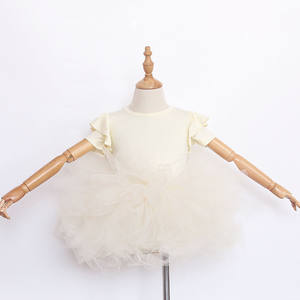 Vestidos de Princesa de Manga Corta en Color Rosa Bebé de Alta Calidad para Niñas - Product Image 4