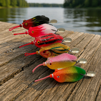 Leurre de pêche souple artificiel Bionic Thunderfrog en acier inoxydable, leurre de surface pour eau douce, leurre souple en forme de souris