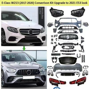 Classe E <span class=keywords><strong>w213</strong></span> anciens à nouveaux kits de carrosserie E53 pour <span class=keywords><strong>W213</strong></span> <span class=keywords><strong>E200</strong></span> E300 mise à niveau vers E53 pare-chocs phare feux arrière capot couvercle de coffre pour <span class=keywords><strong>w213</strong></span> - Product Image 2