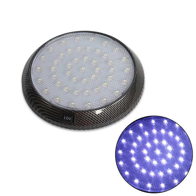 TYTXRV RV Accessories 12V RV Trailer Roof Light with 46 LED Lights Caravan Ceiling Warm Lamp