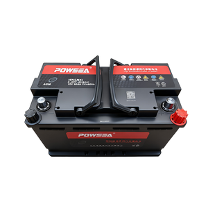 POWSEA 신형 납산 배터리 무보수 12V 70Ah 자동차 스타트-스톱 720CCA AGM 자동차 배터리 하이브리드 <span class=keywords><strong>12</strong></span>개월 보증 중국 - Product Image 1