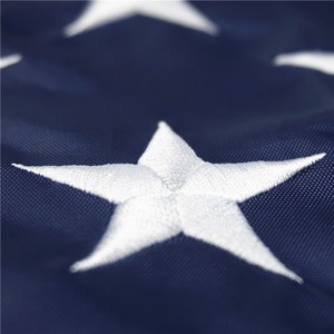 300D Polyester 3 * 5ft 4 * 6ft Mỹ Cờ Tùy Chỉnh Kích Thước Brass Grommets Chất Lượng Cao Bán Buôn Thiết Kế Mới Thêu Cờ - Product Image 3