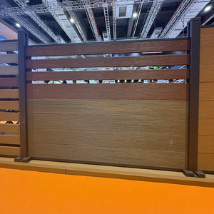 Planches de clôture WPC décoratives modernes personnalisées en gros, 140*10mm, avec design en relief 3D pour usage extérieur dans les parcs - Product Image 6