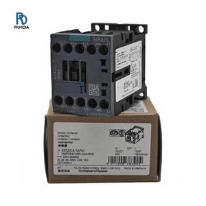 Contactores de Montaje en Riel DIN para Automatización Industrial 3RT2016-1AP01 AC-3e/AC-3 de 3 Polos, 400V CA, 9A, 4KW, 230V, Precio Competitivo - Product Image 1