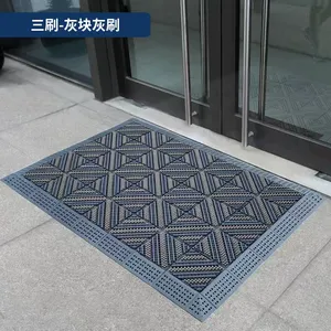 Prix d'usine de gros Paillasson anti-poussière en PP de haute qualité avec brosse en nylon Paillasson d'entrée pour hôtel - Product Image 2