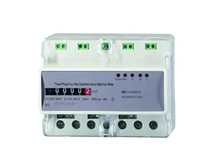 Oem Odm Driefasige Din Rail Slimme Elektronische Meter Analoge Display Digitale Kwh Meter