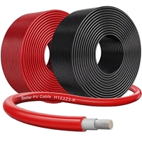 DC-Elektrokabel HIZ2Z2-K 4mm 6mm 8mm 10mm LSZH Solarkabel Verzinntes Kupfer PV-Kabel 6mm2 Kabel für Solarmodule