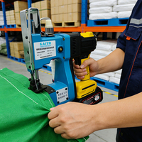 Machine de fermeture de sacs portative puissante CE, pointeuse électrique portable pour solution d'emballage industriel à double fil